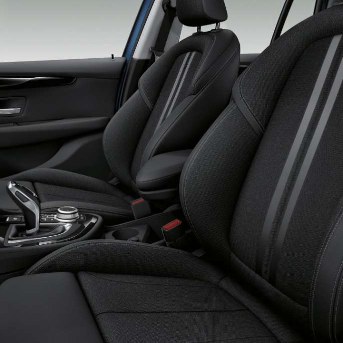 Sportstolar BMW 2-serie Gran Tourer, Modell Advantage Sportstolar BMW 2-serie Gran Tourer 218i Modell Advantage F46 2018 Interiör
