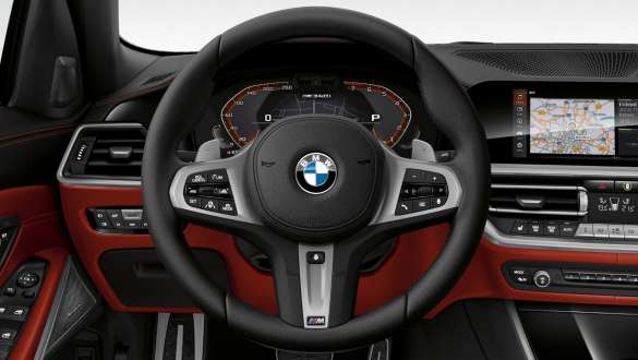 BMW M340i xDrive Touring (G21), M-lädersportratt BMW M340i xDrive Touring (G21), M-lädersportratt