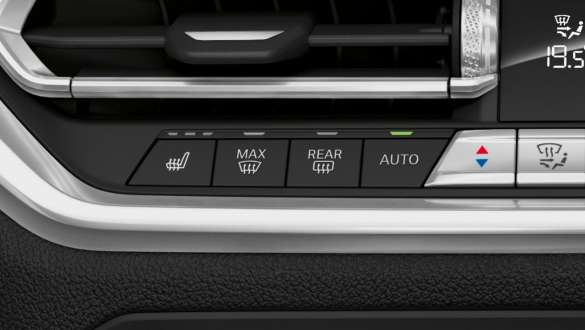 BMW 3-serie Sedan, Automate My Habits. Närbild av förarplatsens instrumentdisplay i BMW 3-serie Sedan med Automate My Habits.