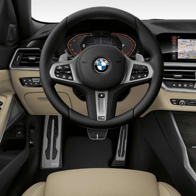 M Sport förarplats BMW 3-serie Touring, modell M Sport förarplats