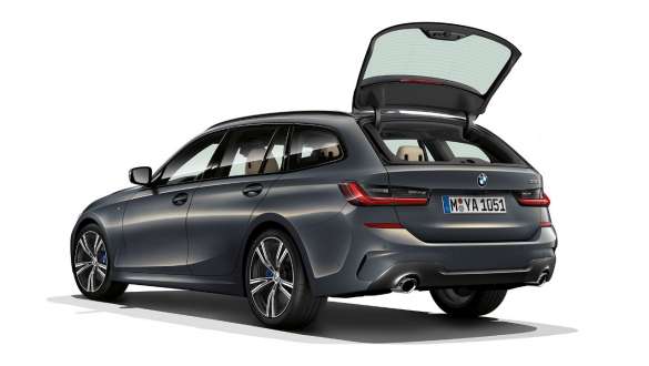 Bakrutan kan öppnas separat BMW 3er Touring, separat öppningsbar bakruta