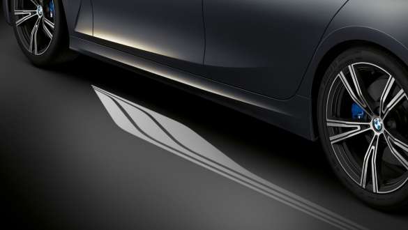 markbelysning med Welcome Light Carpet BMW 3er Touring, Welcome Light Carpet