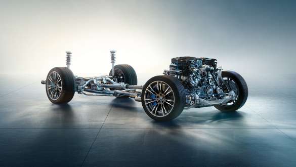 Mild-Hybrid-teknik BMW 5-serie Sedan G30 Motor Mild-Hybrid-teknik BMW 5-serie Sedan G30 Chassi