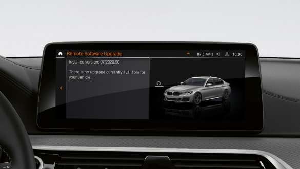 Remote Software Upgrade BMW 5-serien G30 Remote Software Upgrade BMW 5-serie Sedan G30 Facelift 2020 Interiör förarmiljö