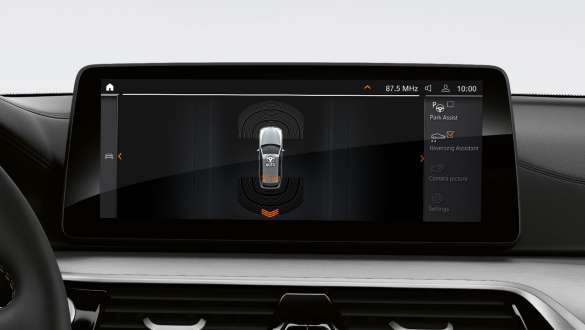 Backningsassistent BMW 5-serie Touring G31 Backningsassistent BMW 5-serie Touring G31 Facelift 2020 Interiör förarmiljö