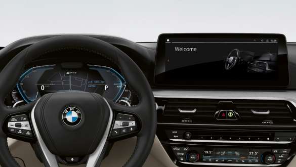 BMW Live Cockpit BMW 5-serie Touring G31 Interiör BMW Live Cockpit Professional BMW 5-serie Touring G31 Facelift 2020 Interiör förarmiljö