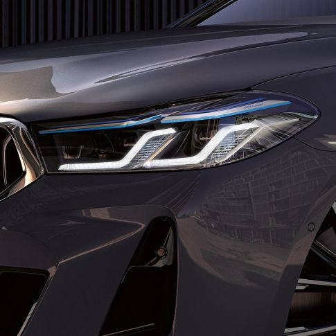 BMW Laserlight BMW 6-serie Gran Turismo G32 2020 BMW Laserlight BMW 6-serie Gran Turismo 640i xDrive G32 2020 Berninagrå närbild Front