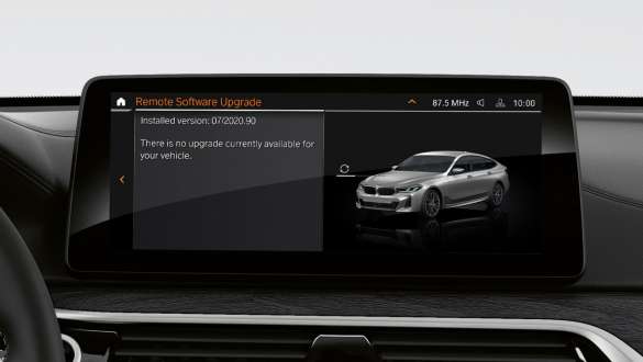 Remote Software Upgrade BMW 6-serie Gran Turismo G32 2020 Remote Software Upgrade BMW 6-serie Gran Turismo G32 2020 Interiör