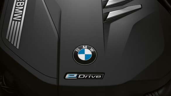 BMW 7-serie Sedan elmotor BMW 7-serie Sedan: närbild av elmotorn