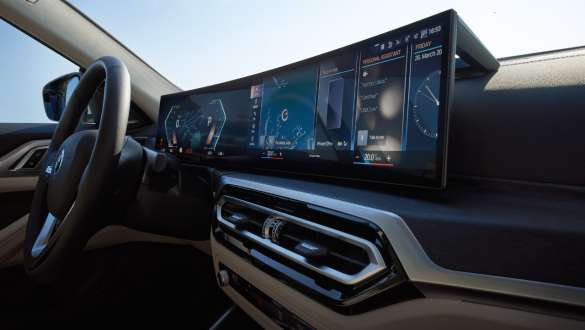 BMW Curved Display BMW i4 G26 2021 BMW Curved Display BMW i4 G26 2021 Control Display Kupé