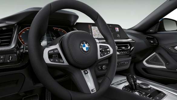 Ratt BMW Z4 M40i Roadster G29 Variabel sportstyrning BMW Z4 M40i Roadster G29 2019 ratt förarmiljö