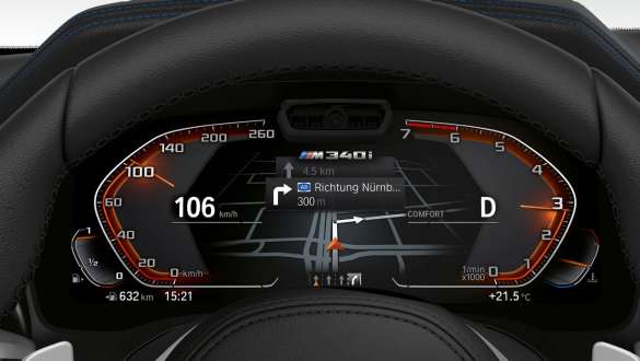 M specifikt kombiinstrument BMW M340i xDrive Sedan G20 2020 BMW M340i xDrive Sedan G20 2020 M specifikt kombiinstrument kupé