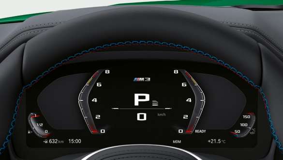 M-specifikt kombiinstrument BMW M3 Sedan G80 2020 BMW M3 Sedan G80 2020 M specifikt kombiinstrument kupé