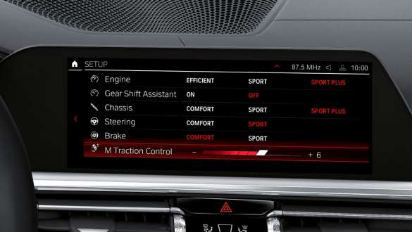 M Setup BMW M3 Sedan G80 2020 BMW M3 Sedan G80 2020 BMW M3 Setup Control Display kupé