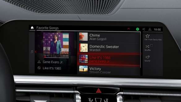 Connected Package Professional BMW 3-serie Sedan M G80 G20 BMW 3-serie Sedan M G80 G20 Connected Package Professional Control Display kupé