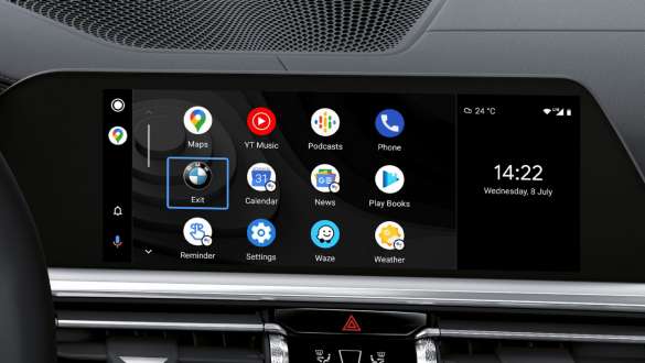 Smartphone-integrering BMW 3-serie Sedan M BMW 3-serie Sedan M G80 G20 Smartphone-integrering Control Display kupé