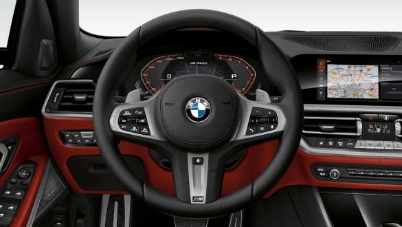 M lädersportratt, M sportstyrning BMW M340i xDrive Touring, M lädersportratt