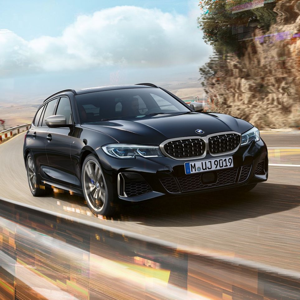 Frontdesign njurar och luftintag BMW M340i xDrive Touring, Frontdesign njurar och luftintag