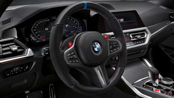 M Performance-ratt Pro BMW M4 Coupé G82 2020 BMW M4 cG82 2020 M Performance-ratt Pro kupé närbild