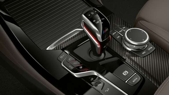 8-stegad M Steptronic-växellåda BMW X4 M och BMW X4 M Competition och BMW X3 M, Interiör, M växelspaksväljare, 8-stegad M Steptronic-växellåda.