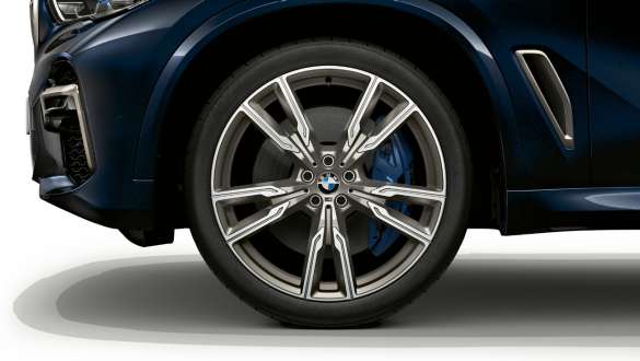 M lättmetallfälgar BMW X5 M50i och M50d G05 M lättmetallfälgar 747 M BMW X5 M50i och M50d Carbonsvart metallic G05 2018 SUV
