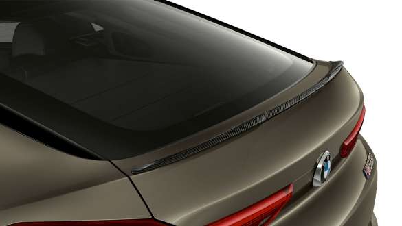 Bakspoiler på BMW X6 M50i G06 Närbild M Carbon bakspoiler BMW X6 M50i G06 2018 SUV
