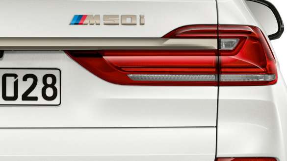 BMW X7 M50i Motor BMW X7 M50i Motor, G07, Modellbeteckning bak