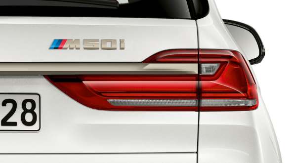 BMW X7 M50i G07 2019 Modellbeteckning bak BMW X7 M50i G07 2019 Modellbeteckning bak