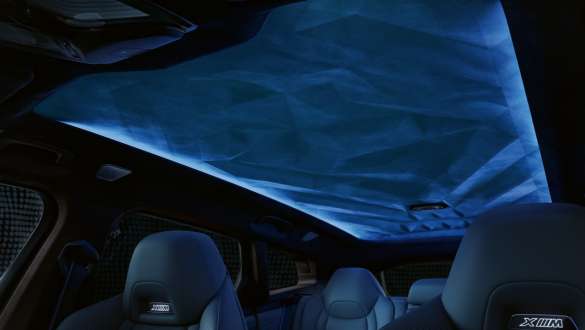 BMW XM G09 upplyst innertak BMW XM G09 invändig utrustning upplyst innertak
