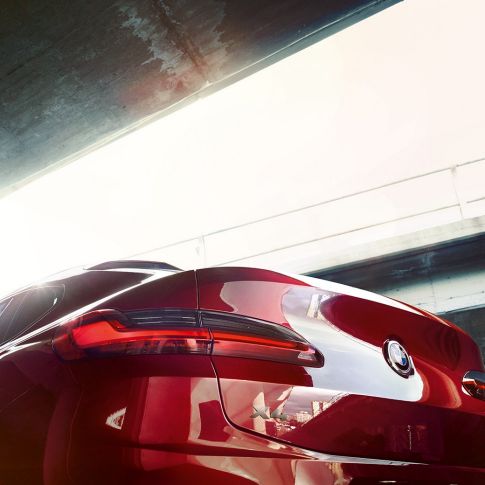 Bakljus av full-LED-typ BMW X4 Bakljus av full-LED-typ BMW X4 M40i G02 2018 Flamencoröd briljanteffekt röd