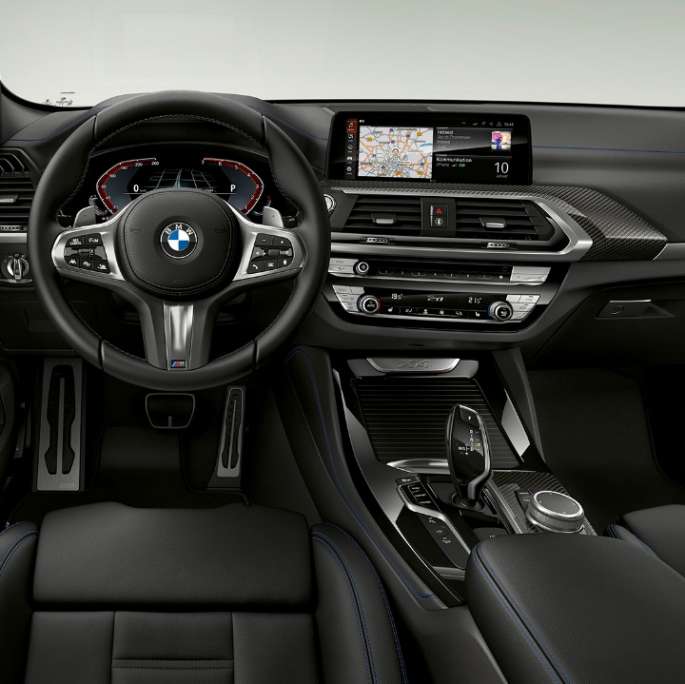 Förarplats BMW X4 Modell M Sport Förarplats BMW X4 xDrive30i Modell M Sport G02 2018 Kupé