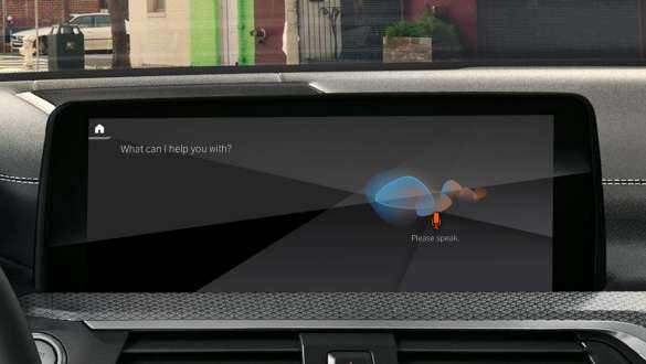 Vägledning från dörr till dörr BMW X4 Vägledning från dörr till dörr BMW X4 G02 2018 meddelande på smartphone