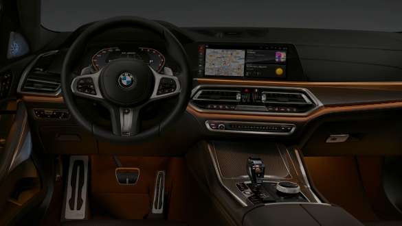 BMW X6 förarplats med fokus på Ambient Light. BMW X6 förarplats med fokus på Ambient Light.