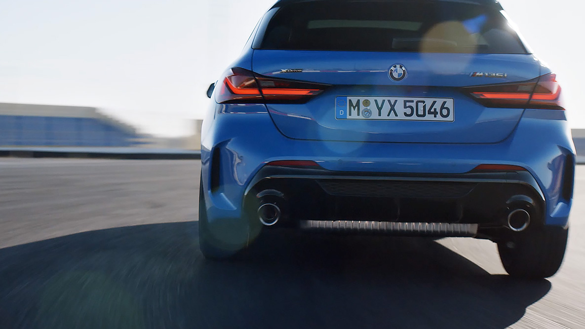 M sportstyrning. BMW 1-serie med sportstyrning.