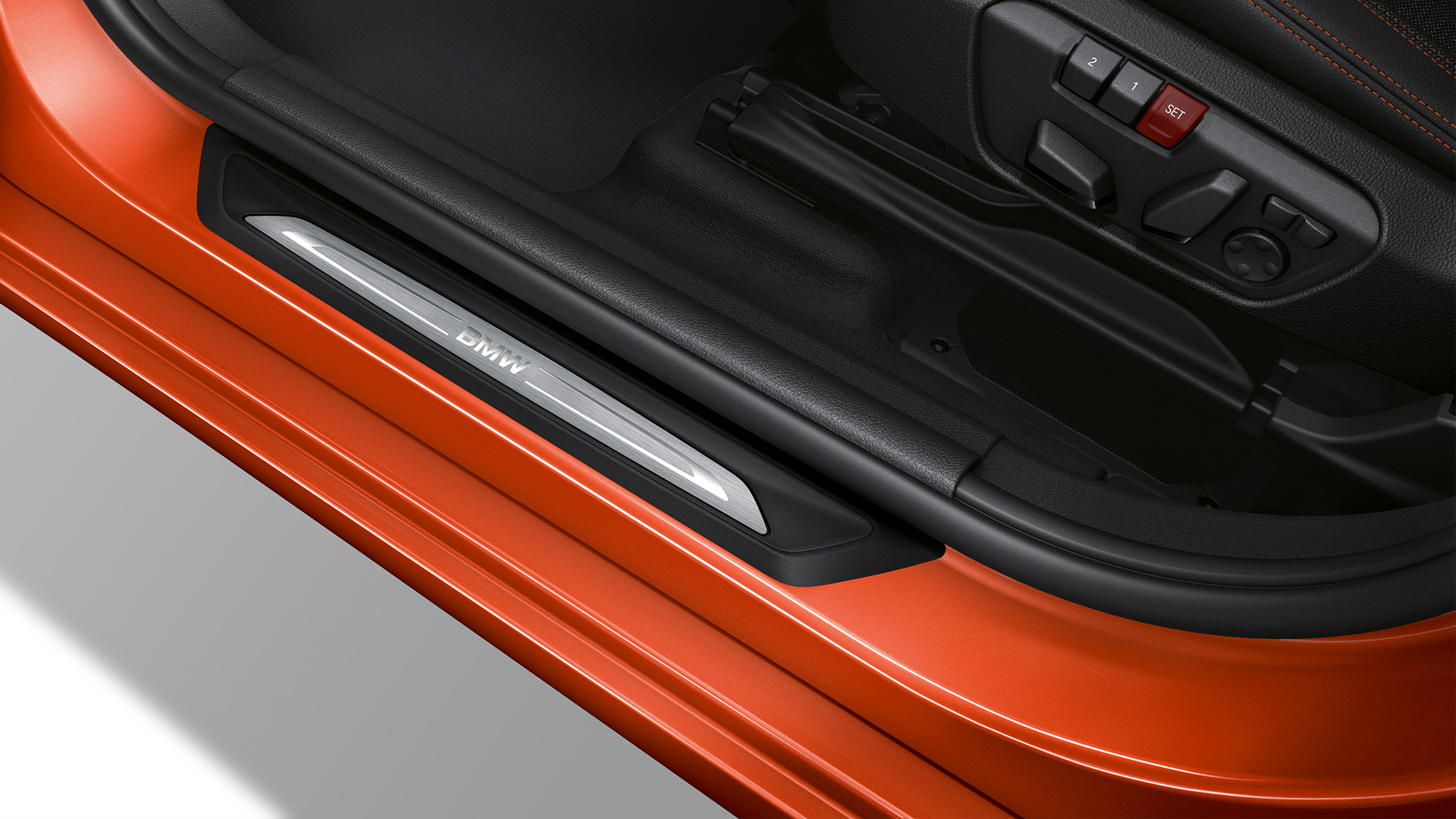 Instegslister BMW 2-serie Active Tourer Modell Sport Line Instegslister BMW 2-serie Active Tourer Modell Sport Line 220i F45 2018 Sunset Orange metallic