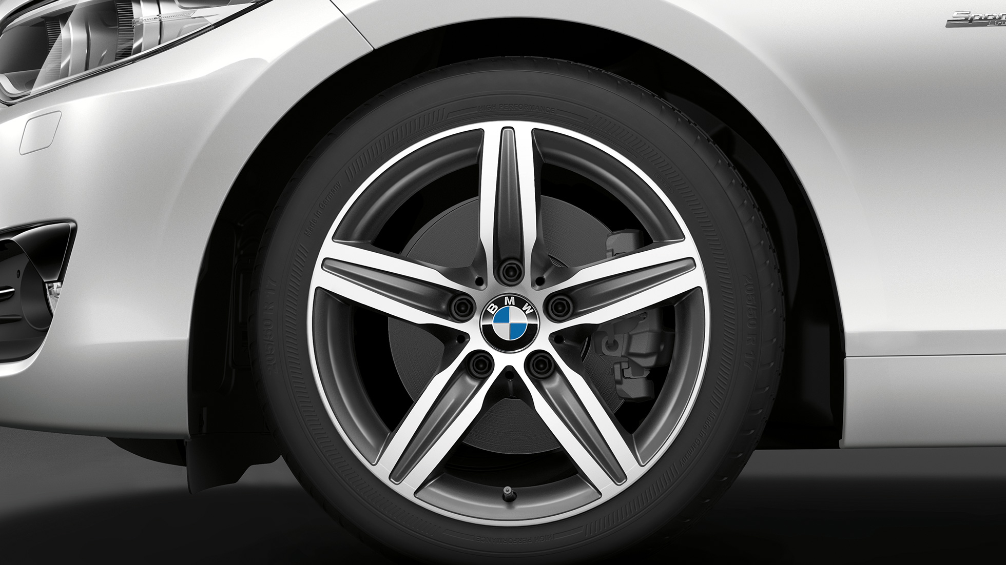 BMW 2-serie Cabriolet, Modell Sport Line Hjul BMW 2-serie Cabriolet, Modell Sport Line Hjul