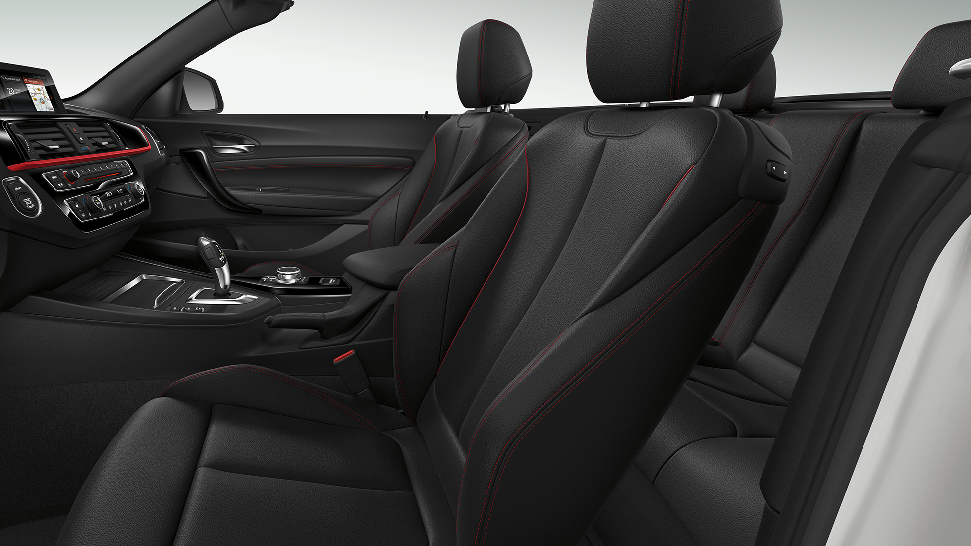 BMW 2-serie Cabriolet, Modell Sport Line Interiör BMW 2-serie Cabriolet, Modell Sport Line Interiör