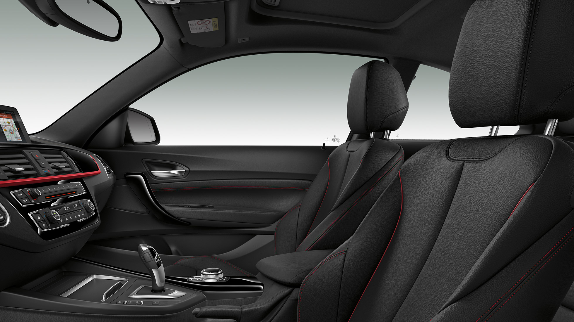 BMW 2-serie Coupé, Modell Sport Line Interiör BMW 2-serie Coupé, Modell Sport Line Interiör