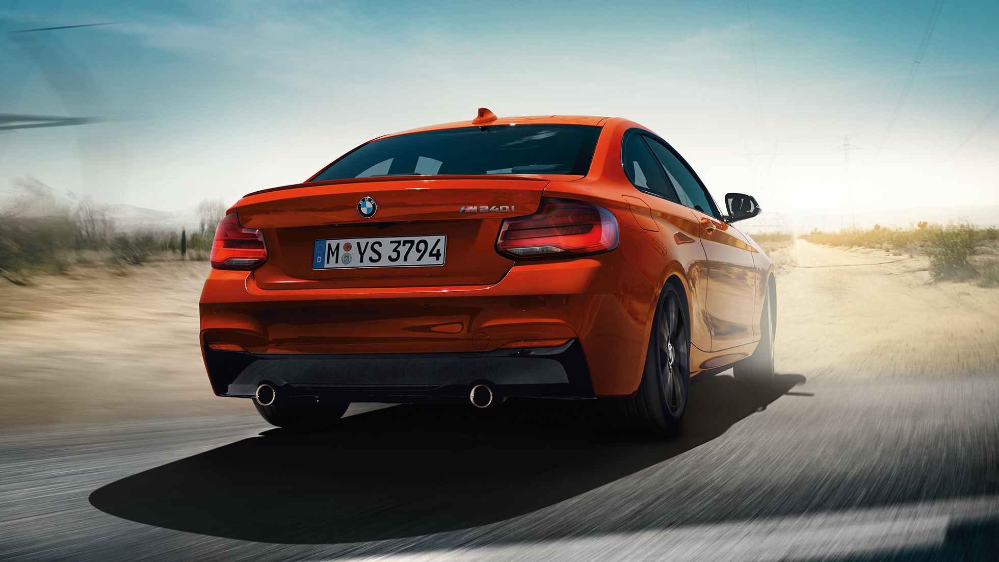BMW 2-serie Coupé, bild bakifrån BMW 2-serie Coupé, bild bakifrån