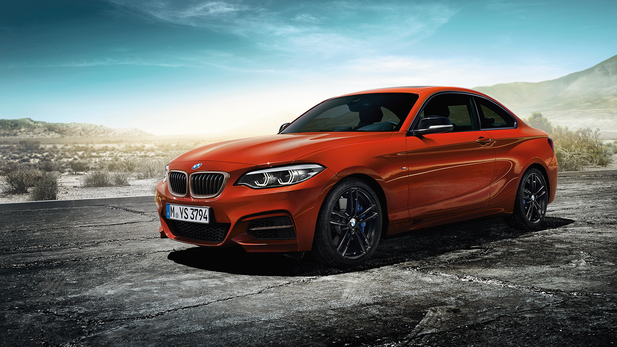 BMW 2-serie Coupé, stillbild av fronten BMW 2-serie Coupé, stillbild av fronten