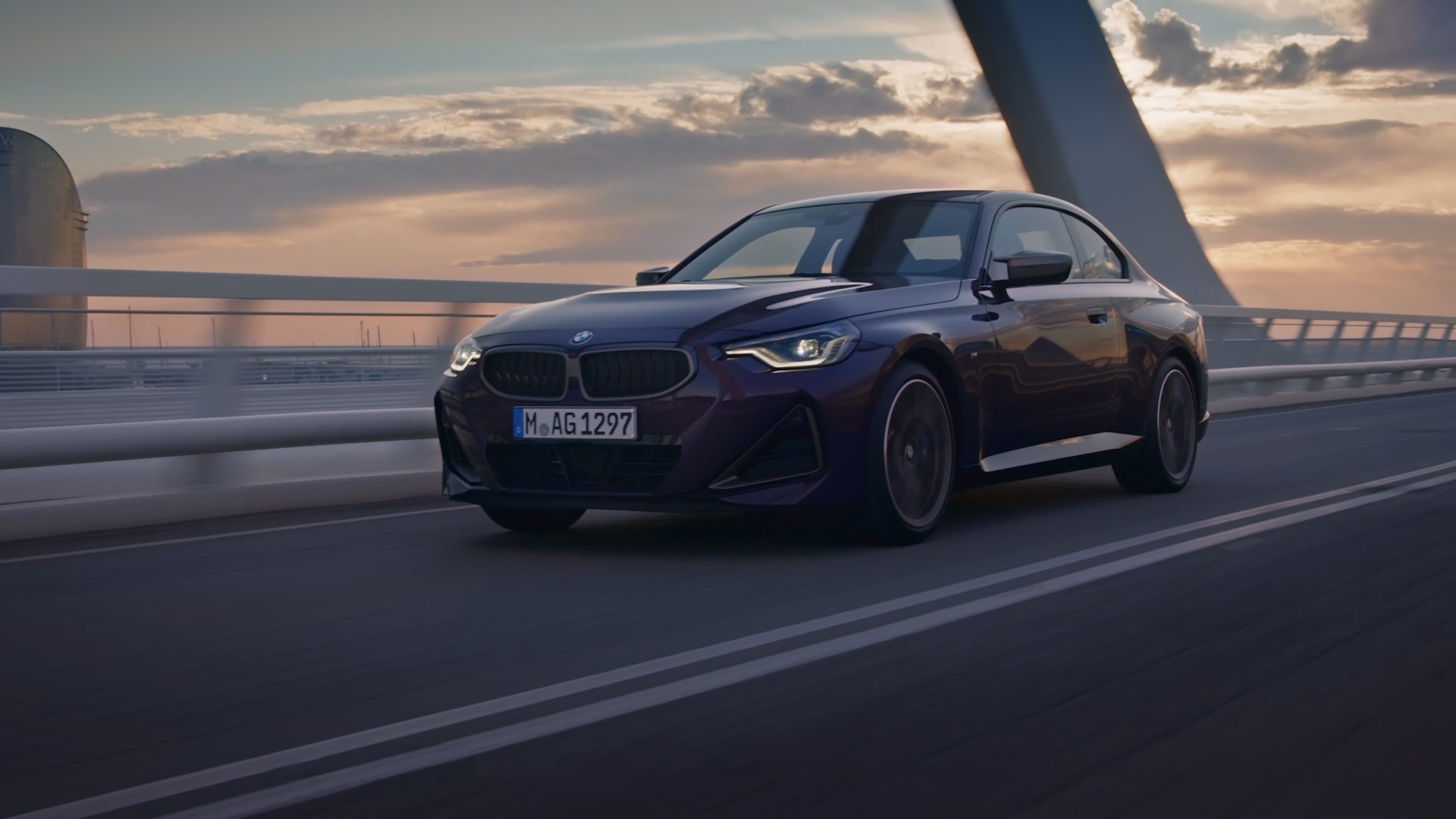BMW 2-serie Coupé G42 2021, Kördynamik i videon BMW 2-serie Coupé G42 2021, Kördynamik i videon