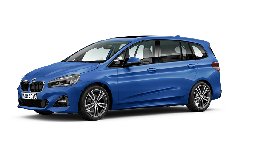 BMW 2-seriemodeller BMW 2-serie Gran Tourer F46 trefjärdedelsvy från sidan BMW 2-seriemodeller BMW 2-serie Gran Tourer F46 trefjärdedelsvy från sidan