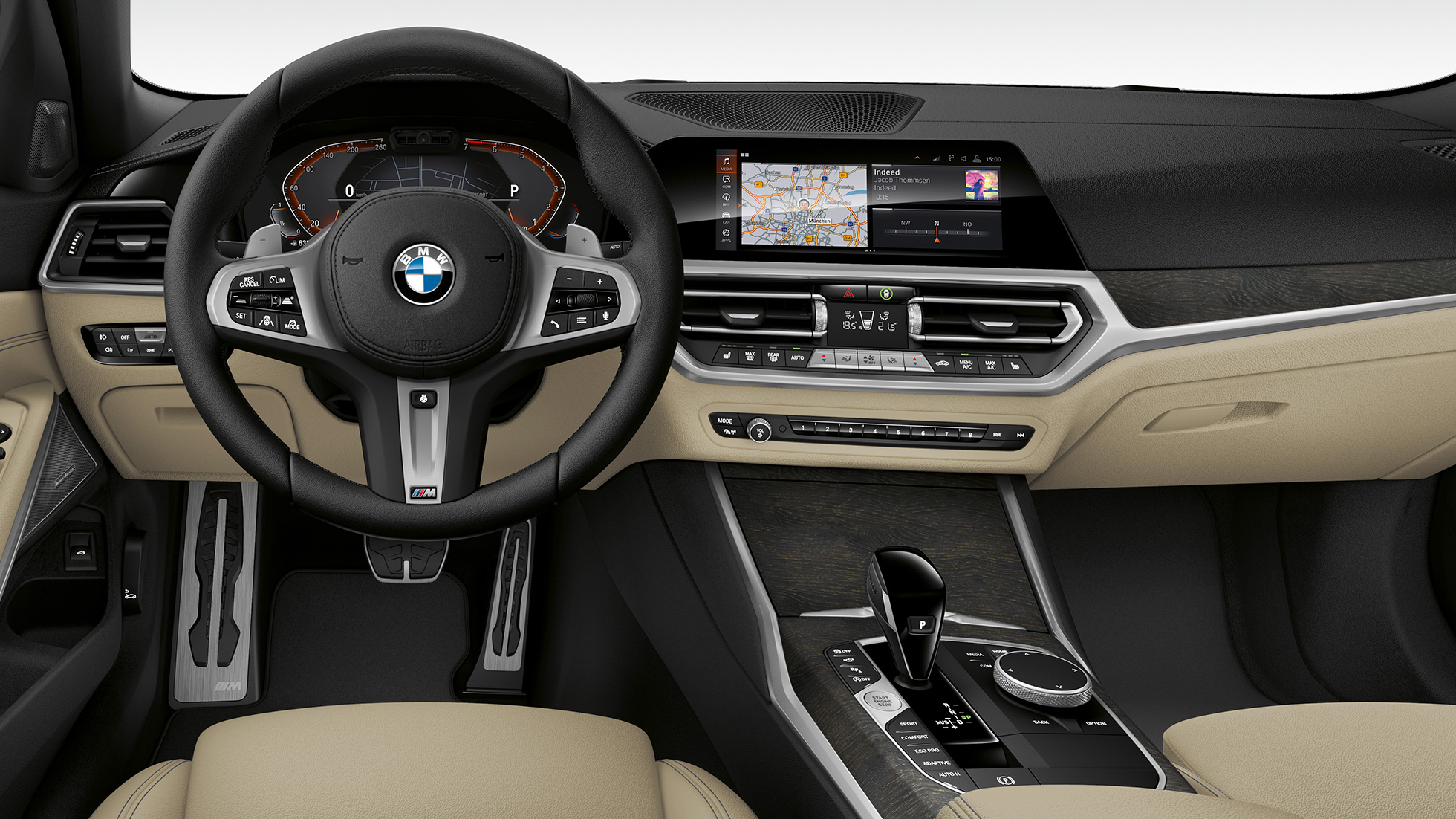 M Sport förarplats BMW 3-serie Touring, modell M Sport förarplats