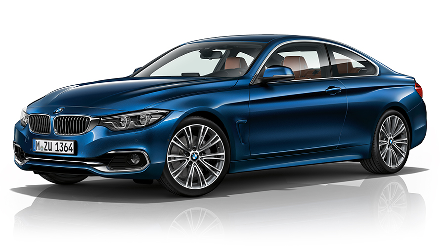 BMW 4-serie Coupé BMW Individual trefjärdedels vy framifrån BMW 4-serie Coupé BMW Individual trefjärdedels vy framifrån