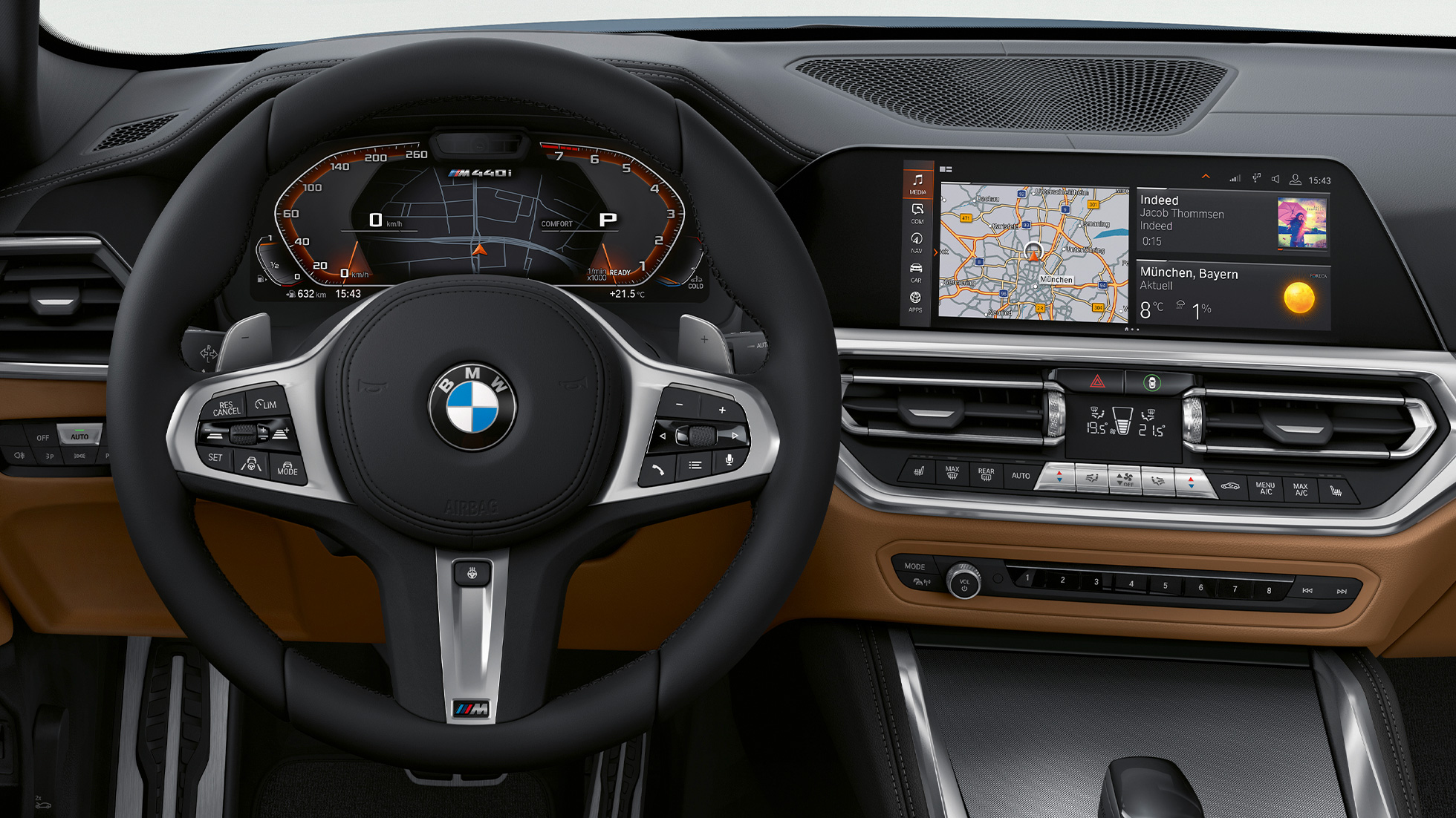 Ratt och röstassistent BMW 4-serie Coupé G22 BMW 4-serie Coupé G22 2020 Kupé Ratt och röstassistent