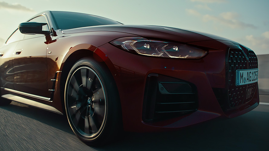 BMW 4-serie Gran Coupé G26 2021, Exteriördesign i videon BMW 4-serie Gran Coupé G26 2021, Exteriördesign i videon