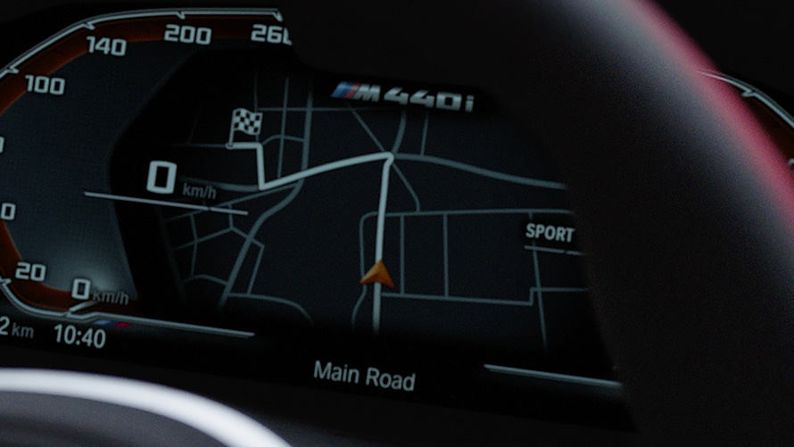BMW 4-serie Gran Coupé G26 2021, Interiördesign i videon BMW 4-serie Gran Coupé G26 2021, Interiördesign i videon