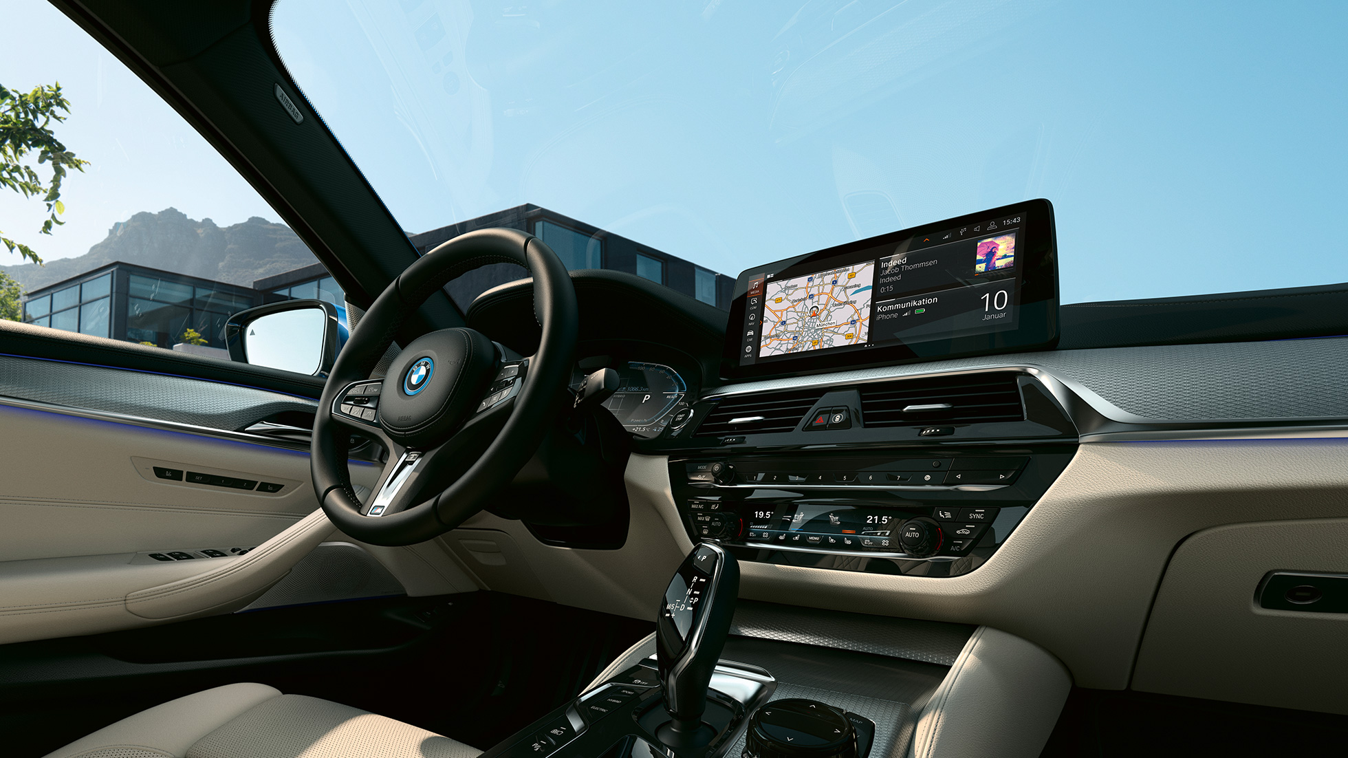 Interiör BMW 5-serie Sedan G30 BMW 5-serie Sedan G30 Facelift 2020 Interiör