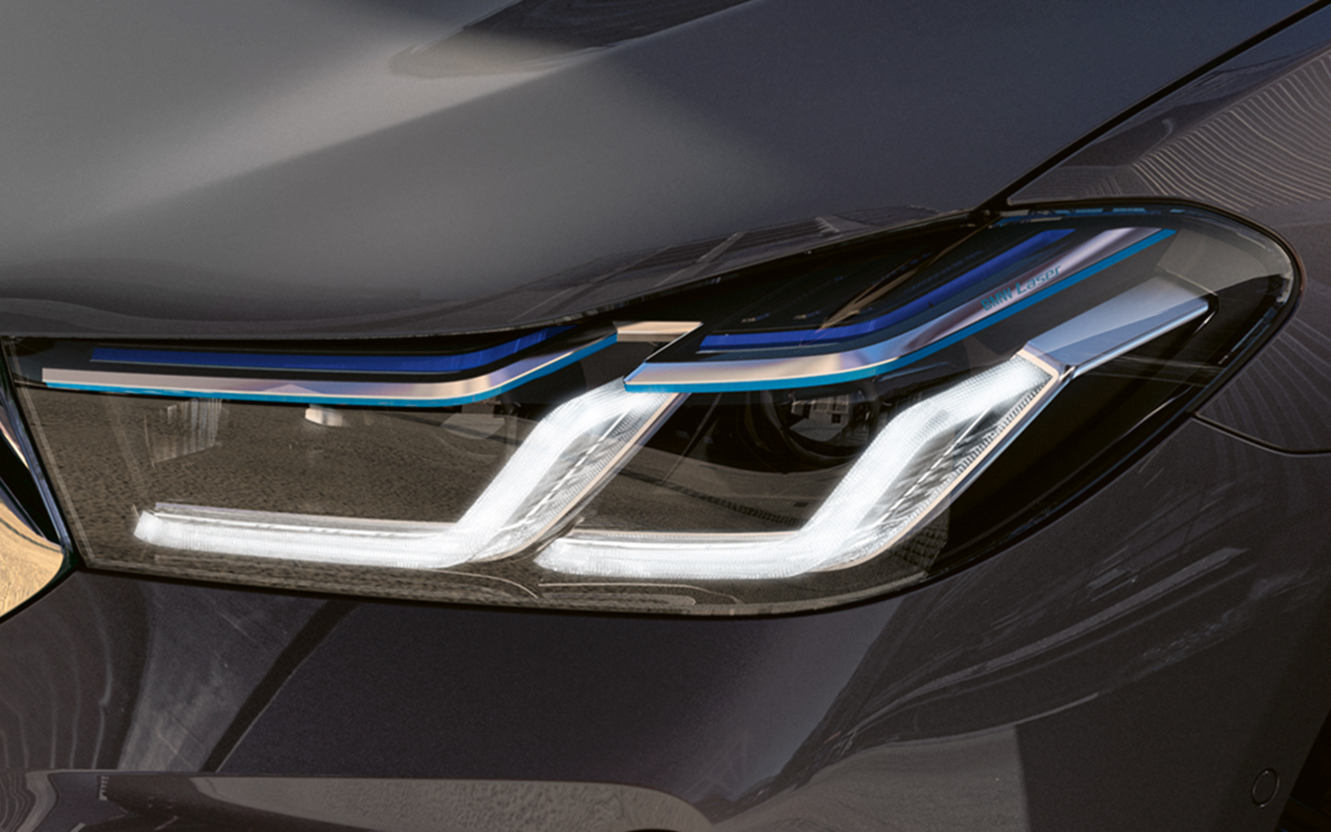 BMW Laserlight BMW 6-serie Gran Turismo G32 2020 BMW Laserlight BMW 6-serie Gran Turismo 640i xDrive G32 2020 Berninagrå närbild Front