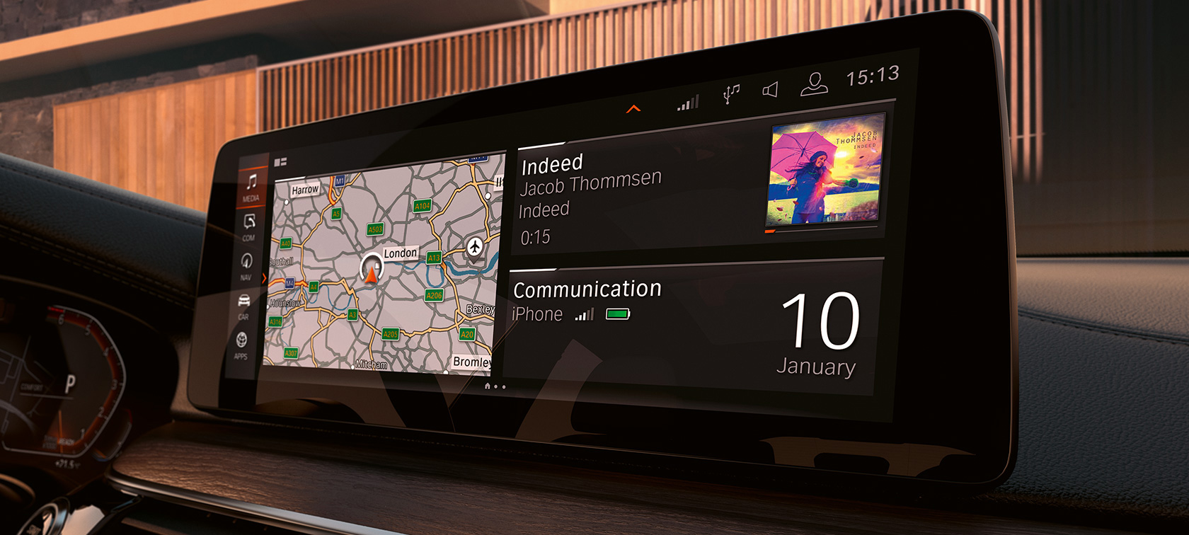 BMW 6-serie Gran Turismo G32 Teknik Informationsdisplay BMW 6-serie Gran Turismo G32 2020 Interiör
